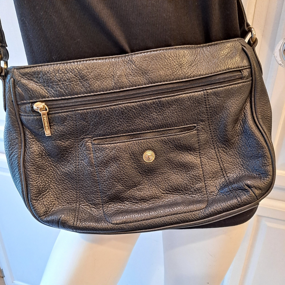 Stone & Co. Black Leather Crossbody Bag